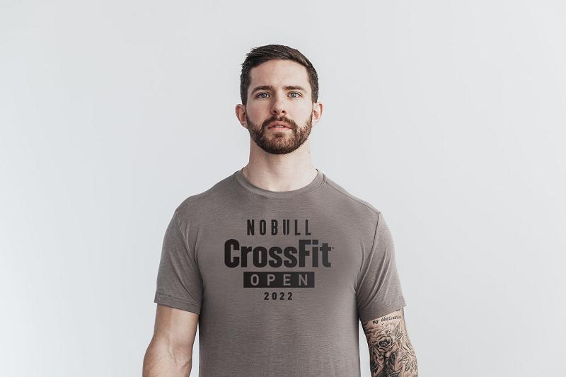 Grey Nobull Crossfit Open<Sup>®</Sup> 2022 Tee Men\'s Tanks | CA C1588T